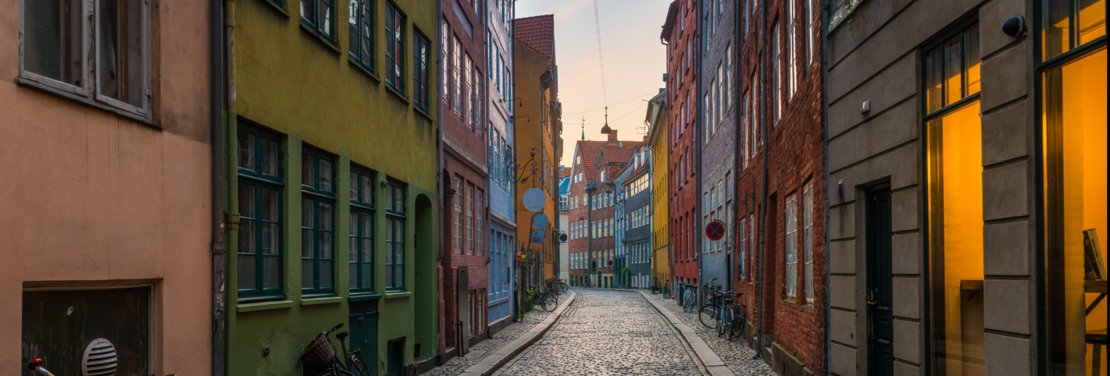 Billede af gade i indre København